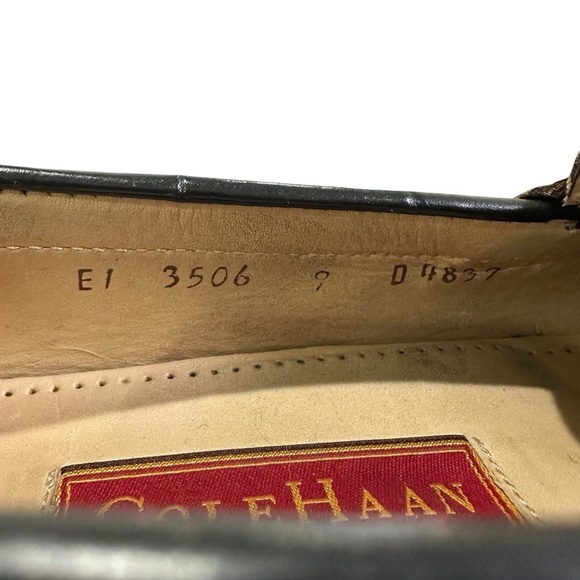 Cole Haan Men’s Size 9 Black Leather City Pinch Tassel Slip-on Loafer main image 4